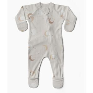 Goumi Kids Luna Grow With You Footie Snug Fit Newborn NWT